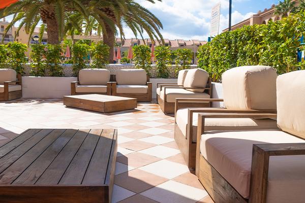 Terraza Apartamentos Coral Compostela Beach Playa de las Américas Terraza Apartamentos Coral Compostela Beach Playa de las Américas